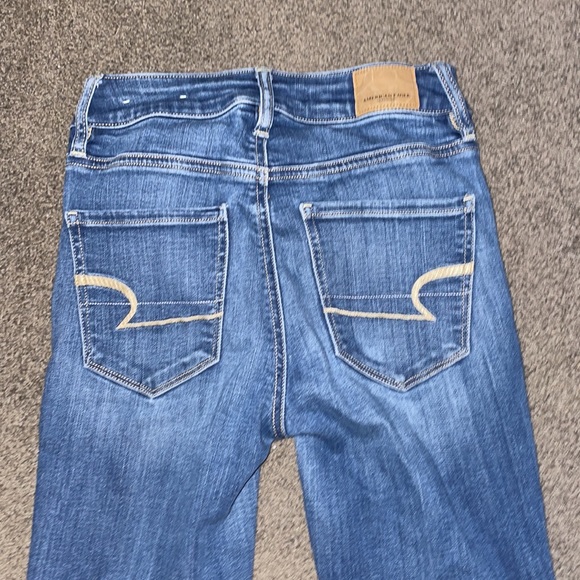 american eagle jeggings size 00 short super high rise - Picture 8 of 9